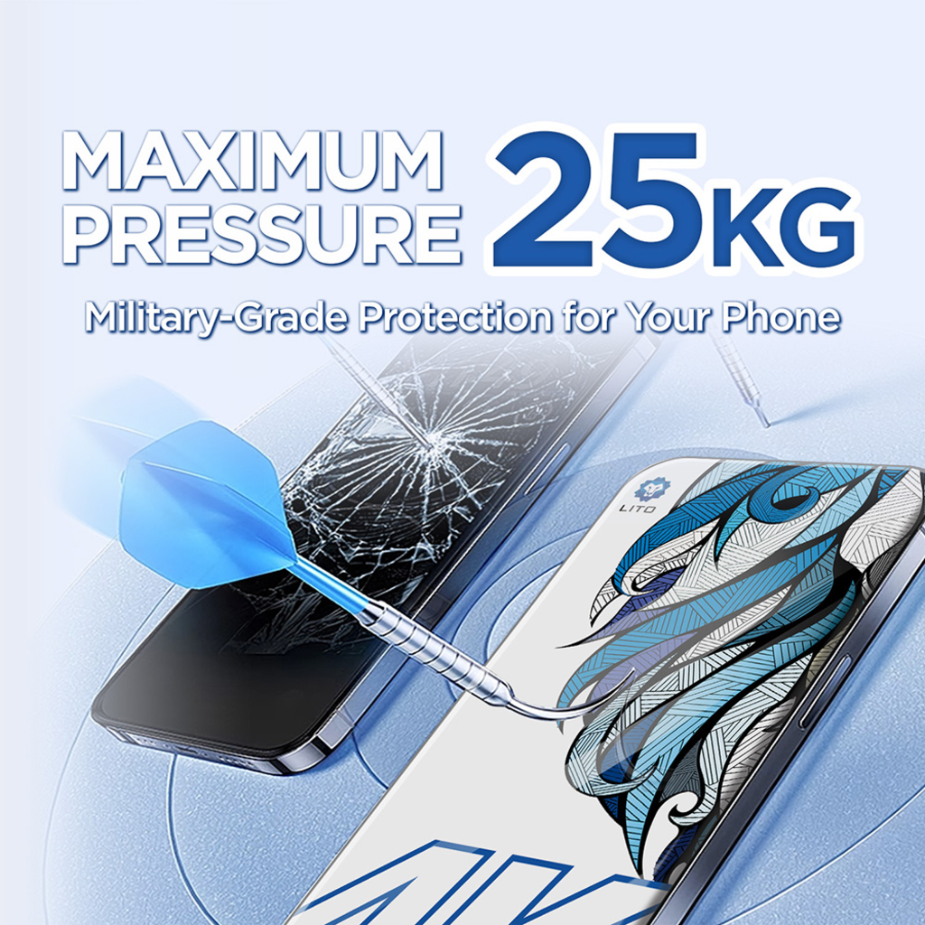 iPhone 17 Pro Max Lito - D+ Max 4K - Black üvegfólia - 11