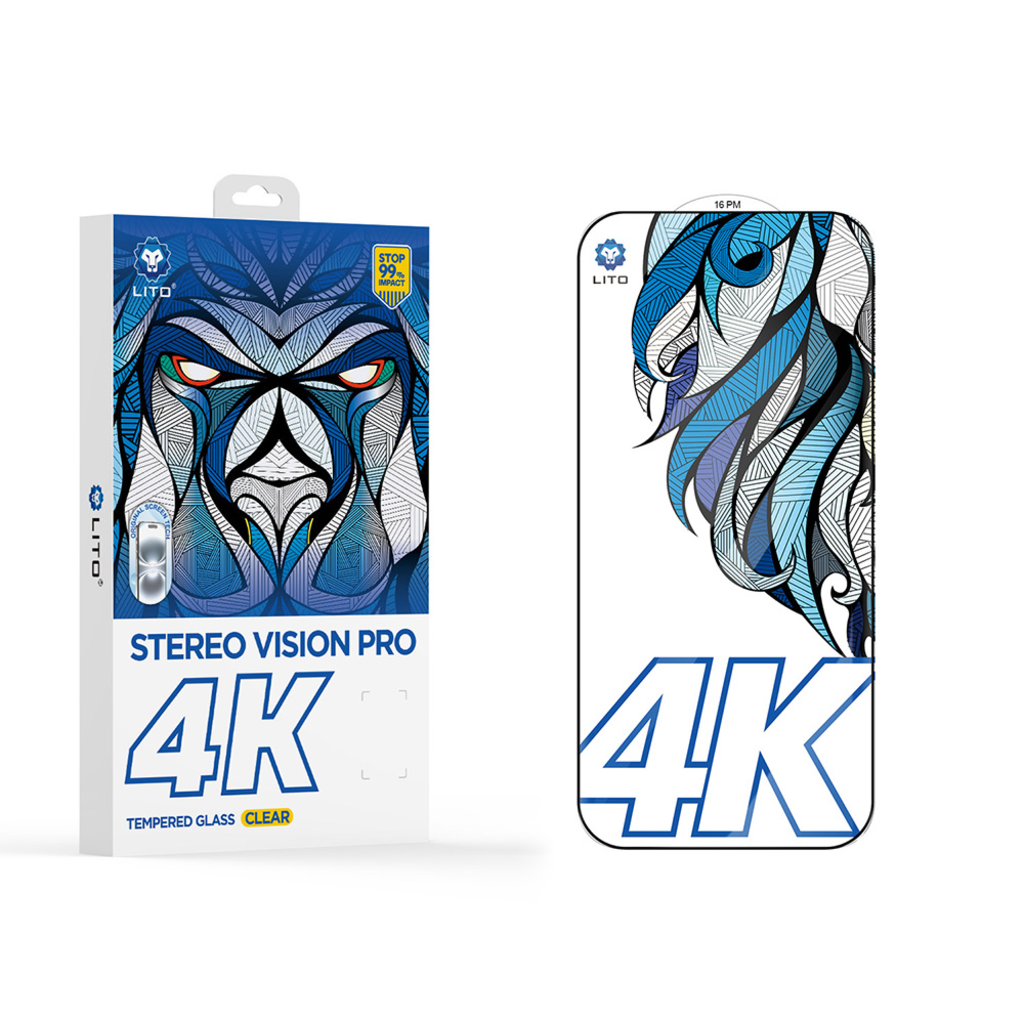 iPhone 17 Pro Max Lito - D+ Max 4K - Black üvegfólia - 12