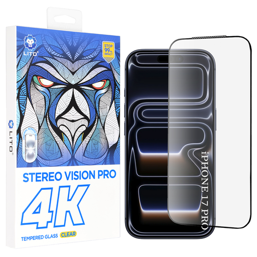 Apple iPhone 17 Pro Fekete Lito D+ Max 4K üvegfólia