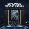 iPhone 17 Pro D+ Max 4K Privacy - Lito - Fekete üvegfólia - 2. kép
