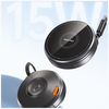 AWEI W27 3 az 1-ben indukciós töltő 15W USB-C kábellel Gyors töltés fekete - 1. kép