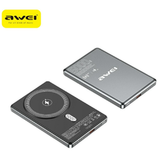 Awei PA-30 5000mAh MagSafe vezeték nélküli szürke powerbank