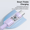 Baseus Data Cable Gem USB Type-C csatlakozóval, Szuper Gyors Töltés 100W, 2m - Nebula Purple - 4. kép