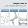 Data Cable Gem, Type-C to Type-C, Super Fast Charging 100W, 1m Moon White Baseus - 1. kép