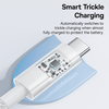 Data Cable Gem, Type-C to Type-C, Super Fast Charging 100W, 1m Moon White Baseus - 2. kép