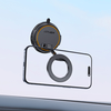 Autós tartó Acefast Car Holder (D55) - Műszerfalra / Szélvédőre, 360°, Kettős tengelyű, Összecsukható, Erős mágnesek, Max. 6.9