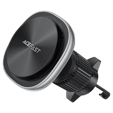 Autós tartó Acefast D41 vezeték nélküli töltéssel - légbefúvóra, mágneses fogás, USB-C, 15W, 4.7 - 6.9