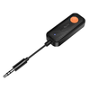 Borofone Audio Bluetooth Vevő AUX BC62 Walker fekete - 1. kép