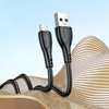 Borofone Cable BX121 Energy - USB - Micro USB kábel - 2,4A 1 méter fekete - 2. kép