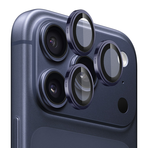iPhone 17 Pro / iPhone 17 Pro Max Sötétkék Blueo - Sapphire Crystal Original Lencseüveg üvegfólia