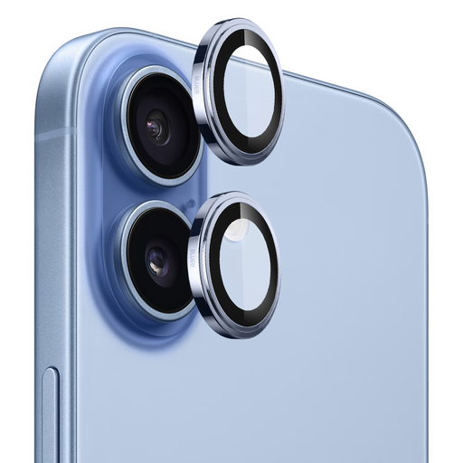 iPhone 17 Világoskék Blueo - Sapphire Crystal Original Lencseüveg üvegfólia