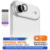 iPhone 17 Air Ezüst Gyémánt Blueo - Original Fémkeretes Lencseüveg üvegfólia - 1. kép