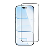iPhone 17 Air Fekete Blueo Crystal Karcálló Üveg Applikátorral üvegfólia - 1. kép