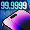 iPhone 16 Pro Max / iPhone 17 Pro Max Fekete Blueo Sapphire Privacy Képernyővédő Alkalmazási Segédeszközzel üvegfólia - 1. kép