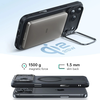 iPhone 17 Pro Max Frosted Black ESR Classic Hybrid HaloLock Kickstand tok - 4. kép