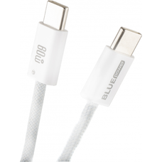 USB-C to USB-C Kábel Blue Power NB-Q273, 60W, 3A, 1m, Fehér