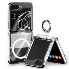 Samsung Galaxy Z Flip6 Mercury MagSafe Pro Ring átlátszó tok