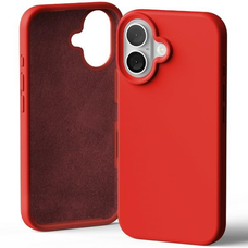 iPhone 16 Mercury Silicone tok piros