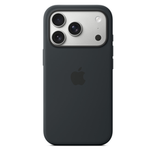 Apple iPhone 17 Pro Fekete Silicone Case MagSafe-fel