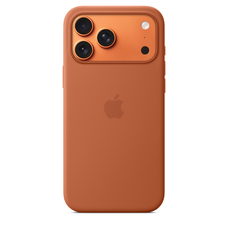Apple iPhone 17 Pro Max Terra Cotta Silicone Case tokkal MagSafe
