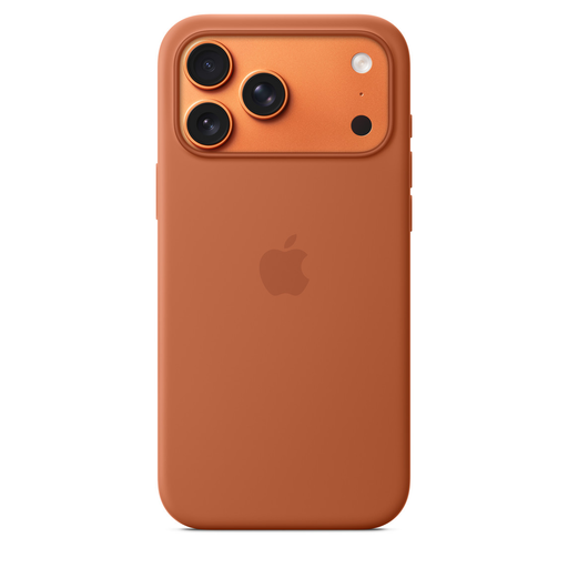 Apple iPhone 17 Pro Max Terra Cotta Silicone Case tokkal MagSafe