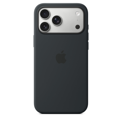 Apple iPhone 17 Pro Max Szilikon Tok MagSafe-fel – Fekete