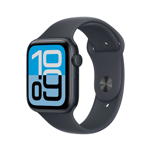 Apple Watch SE 3 GPS 40mm Éjféli Alumínium Tok Éjféli Sport Szíjjal - S/M