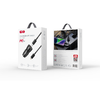 XO autós töltő CC57 PD 25W 1x USB-C fekete + USB-C - Lightning kábel - 0. kép