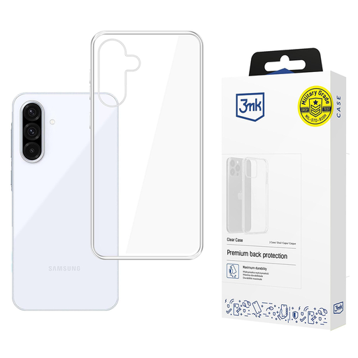  Samsung Galaxy A07 4G Átlátszó 3mk - Clear Case tok