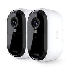 Arlo Essential (Gen.2) 2K Outdoor Security Camera - 2 Camera Kit - White