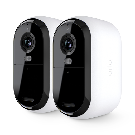 Arlo Essential (Gen.2) 2K Outdoor Security Camera - 2 Camera Kit - White