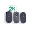 Arlo Essential (Gen.2) 2K Outdoor Security Camera - 3 Camera Kit - White - 0. kép