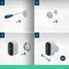 Arlo Essential (Gen.2) 2K Outdoor Security Camera - 3 Camera Kit - White - 4. kép