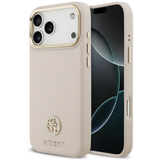  iPhone 17 Pro Max Pink Guess szilikon tok