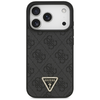 iPhone 17 Pro Max Fekete Guess - Bőr 4G Háromszög Strassz MagSafe (GUHMP17XP4TDPLK) tok - 0. kép