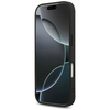  iPhone 17 Pro Max Fekete Guess - Bőr 4G Háromszög Strassz MagSafe (GUHMP17XP4TDPLK) tok - 1. kép