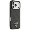  iPhone 17 Pro Max Fekete Guess - Bőr 4G Háromszög Strassz MagSafe (GUHMP17XP4TDPLK) tok - 2. kép