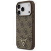 iPhone 17 Pro Max Guess - Leather 4G Triangle Strass MagSafe (GUHMP17XP4TDPLW) - Barna tok - 2. kép