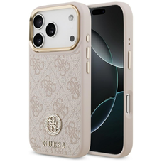  iPhone 17 Pro Pink Guess Hardcase 4G (GUHMP17LP4GRMDEP) tok