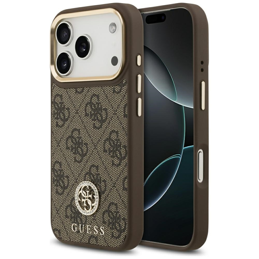iPhone 17 Pro Barna Guess Hardcase 4G (GUHMP17LP4GRMDEW) tok iPhone 17 Pro Barna Guess Hardcase 4G (GUHMP17LP4GRMDEW) tok