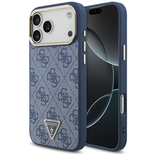 iPhone 17 Pro Max Guess Hardcase 4G - Kék tok iPhone 17 Pro Max Guess Hardcase 4G - Kék tok