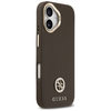  iPhone 17 Guess Peony Script MagSafe - Barna tok - 1. kép
