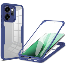 Oppo Reno14 F Kék Techsuit - ColorVerse 360 Series + Képernyővédő tok