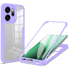 Oppo Reno14 F Lila Techsuit - ColorVerse 360 Series + Képernyővédő tok