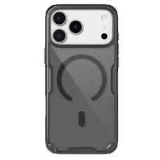  Apple iPhone 17 Pro Max átlátszó fekete Nillkin Nature TPU PRO mágneses tok