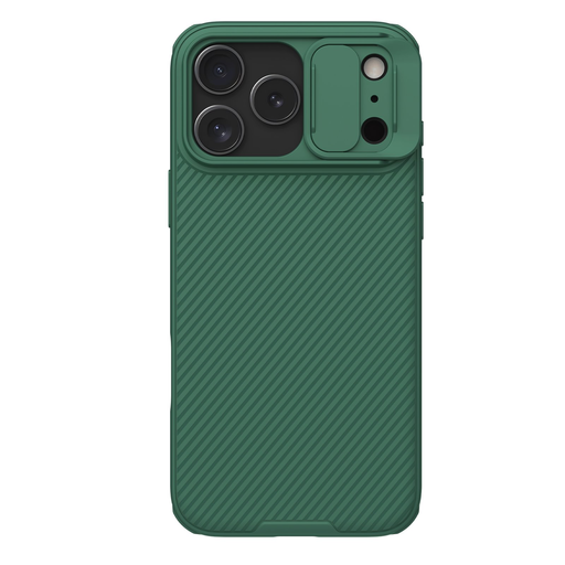  Apple iPhone 17 Pro Max Sötétzöld Nillkin CamShield PRO tok
