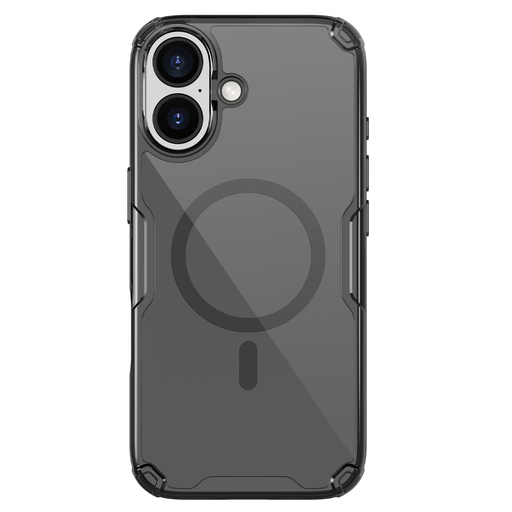 Apple iPhone 17 Transparent Black Nillkin Nature TPU PRO Mágneses tok Apple iPhone 17 Transparent Black Nillkin Nature TPU PRO Mágneses tok