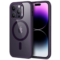 iPhone 14 Pro Clear Purple ESR Classic Hybrid HaloLock tok