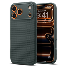 iPhone 17 Pro Max Spigen Liquid Air tok Abyss Zöld