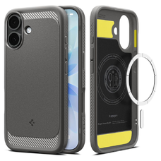 iPhone 17 Spigen Rugged Armor Mag Magsafe tok Szürke